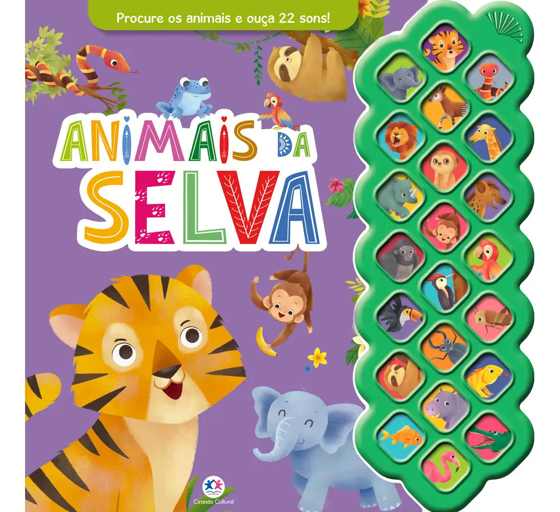 Animais da selva - Igloo Books - Ciranda Cultural - Capa Mole