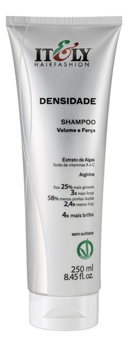 Itely Shampoo Sem Frizz Densidade Volume Força Brilho 250ml
