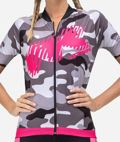 Imagen 4 de 6 de Remera Jersey Cycler Marca Vitnik Ciclismo De Moda - Kasilda