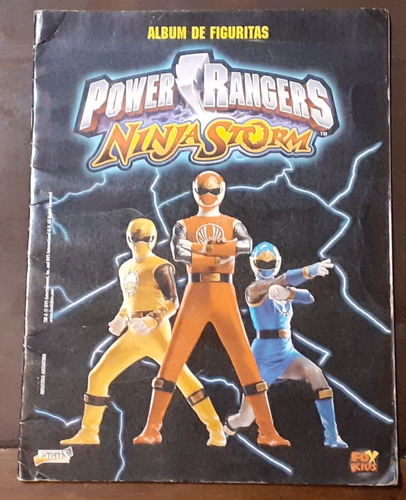 Album * Power Rangers Ninja Storm* Vacio, Año 2004