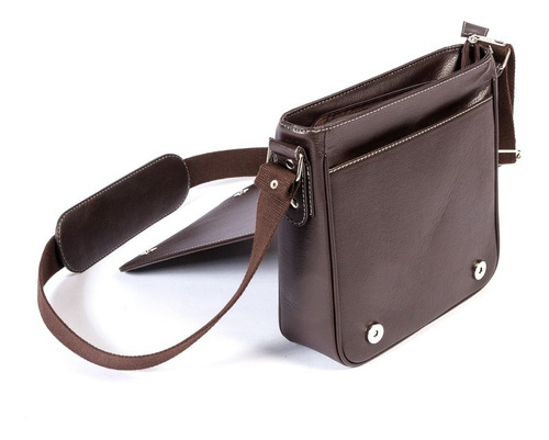 Imagen 2 de 5 de Bolsa Mariconera Para Hombre Con Correa De Hombro Ajustable