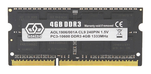Imagen 1 de 5 de Rápida Memoria Ram Ddr3 Nuevo 4gb 1333 Mhz Para Portatil