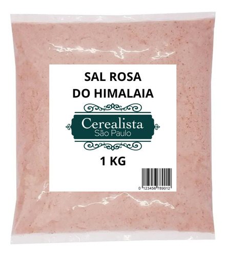 Sal Do Himalaia Fino Puro 1 Kg Cerealista São Paulo