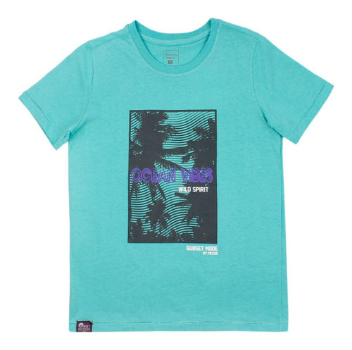 Polera Ficcus Verde Soul Junior 13600