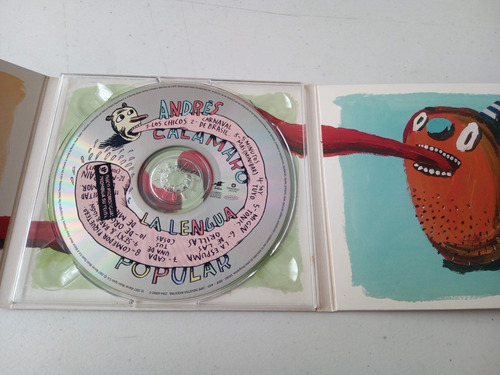 Andres Calamaro · La Lengua Popular - Cd Promo / Digipack (Usado)