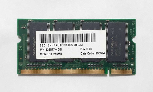 Memoria Notebook Nanya Ddr2 256mb