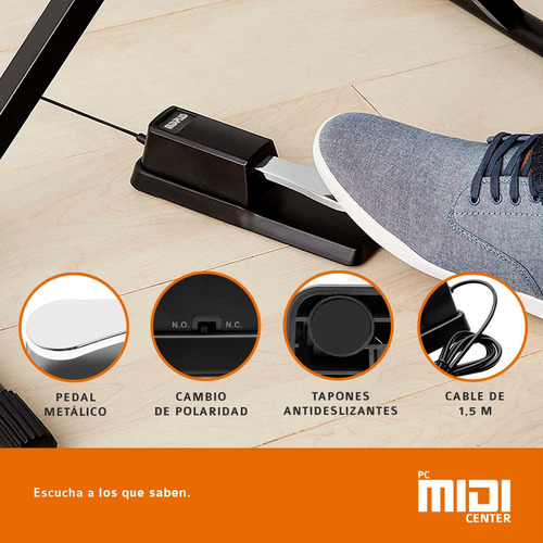 Imagen 4 de 9 de Pedal Sustain Sp-1 Piano Teclado Sintetizador Promo