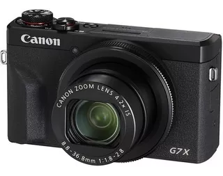 Canon PowerShot Serie G G7 X Mark III compacta avançada cor preto