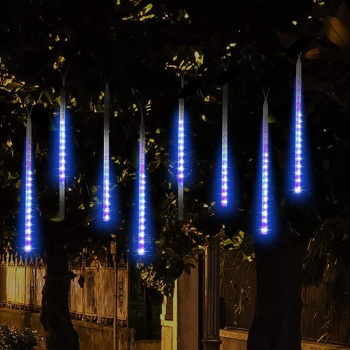 P Luces De Lluvia De Meteoritos Luces Navideñas Al Aire