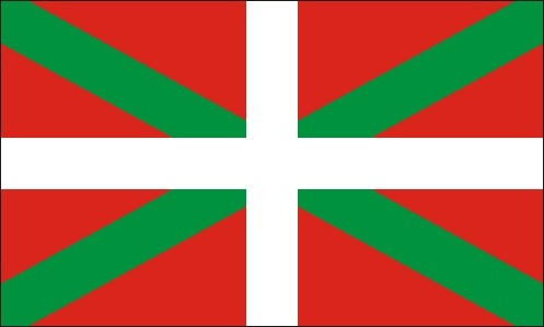 Bandera País Vasco Euzkadi Ikurriña 45 X 70cm Oficial