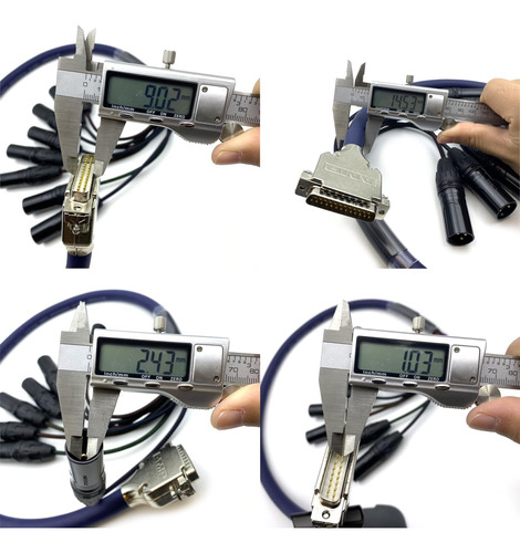 Bouunciy Db25 A Xlr Cable De Serpiente Macho, Db25 Macho A 8