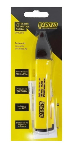 Imagen 3 de 5 de Buscapolo Detector Voltaje Digital Con Luz Led