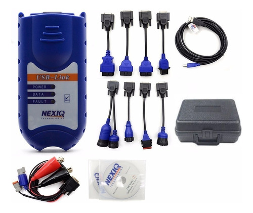 Usb Link , Nexiq  Factura , Set Completo Con Conectores , Software ,licencias