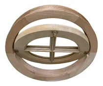 Comprar Abertura Ventana Ojo De Buey Balancín De 60 Cm Madera