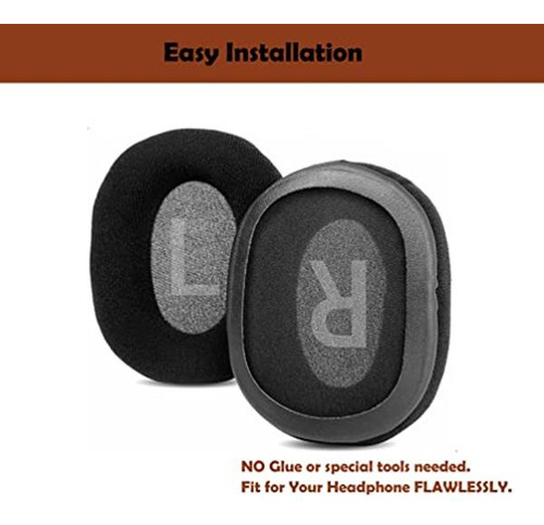 Dowitech Almohadillas De Tela Para Auriculares De Repuesto C