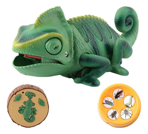 Rc Chameleon Turn Rc Animal Toys Retreat Light Up Preying