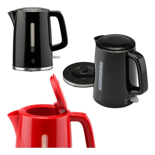 Jarra Eléctrica 1.7l Apagado Automático Sistema Strix Office Rojo