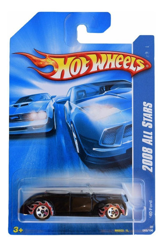 Hot Wheels 40 Ford Coupe La Bestia Negra U S A Solo Envios