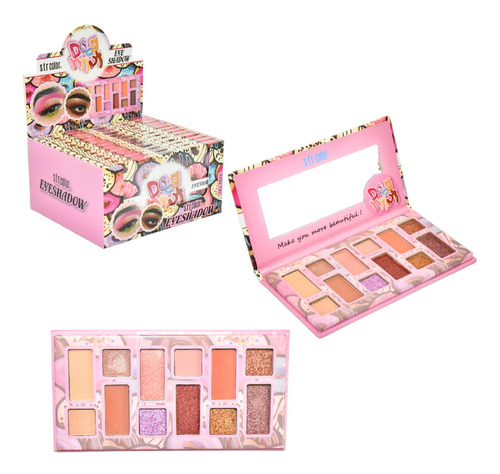 Paleta De Sombras Infantil Colores Mate Y Satinado Ltf Shop 