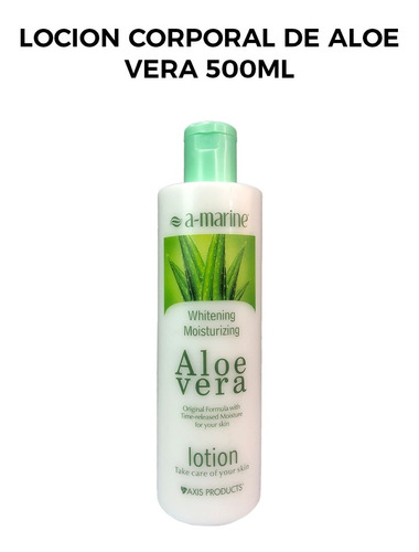 Locion Corporal De Aloe Vera 500ml