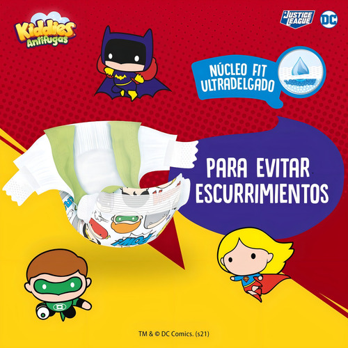 Pañales Kiddies Antifugas Etapa 5 Unisex 40 Piezas