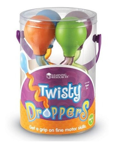 Recursos De Aprendizagem Twisty Droppers Fine Motor Toy Scie