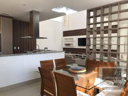 Imagem 16 de 30 de Sobrado Com 3 Dormitórios, 371 M² - Venda Por R$ 2.000.000,00 Ou Aluguel Por R$ 13.000,00/mês - Condomínio Residencial Giverny - Sorocaba/sp - So0110