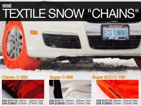 Cadenas 2 Para Nieve,hielo De Tela Auto Uso Intensivo Super