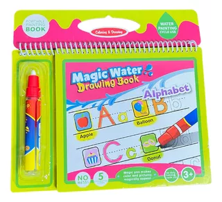 Libro Mágico Para Colorear Con Agua Magic Water Drawing Book
