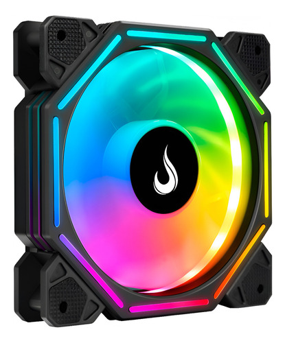 Fan Gamer | Rise Mode | Hex Tornado Pwm Preta 120mm | Argb