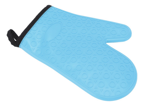 Guante De Cocina Azul Para Hornear, De Silicona, Guante Alto