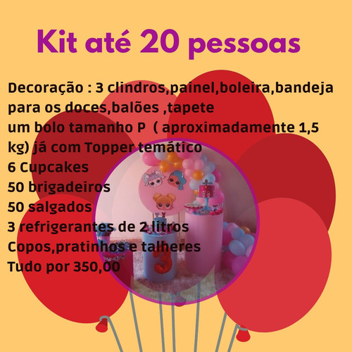 Imagem 1 de 4 de Kit Festa Completa