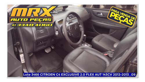 Sucata Citroen C4 Exclusive 2.0 Flex Aut 143cv 2013 Pecas