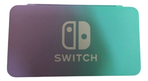Estuche Morado/verde Porta Juegos Nintendo Switch 24 Juegos