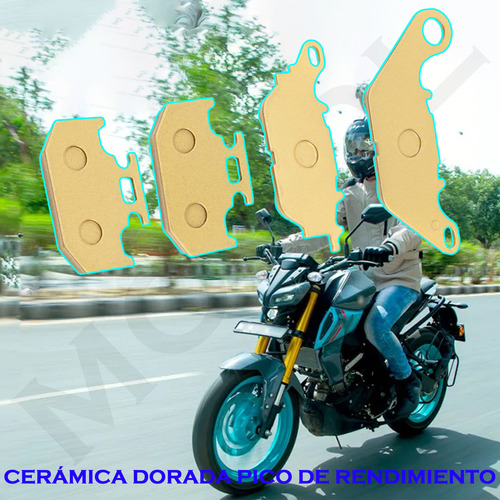 Juego De Balatas Cerámica P/ Yamaha Yzf-r15 R15 Mt-15 19-25