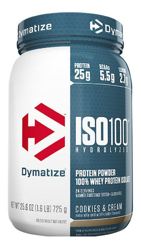 Whey Iso 100 Hydrolized Dymatize® 1.6lb - Alta Pureza