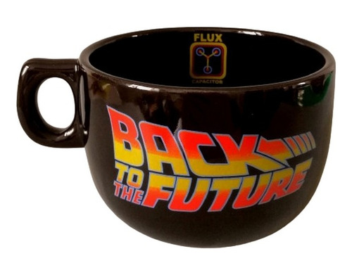 Tazón De Volver Al Futuro. Back To The Future. Ceramica