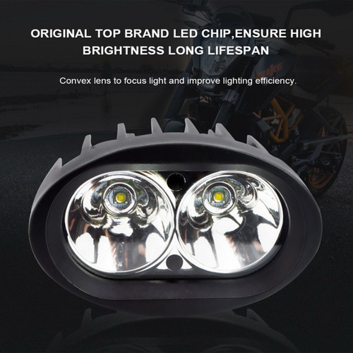 Iluminación Automotriz: Luz Led De Doble Cabezal, 4 Pulgadas