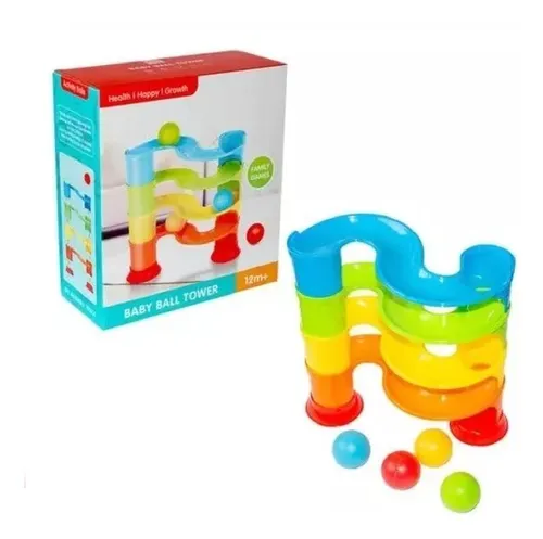 comprar Juguete Torre Circuito Pelotas Tobogán Zig Zag 4 Pisos -806