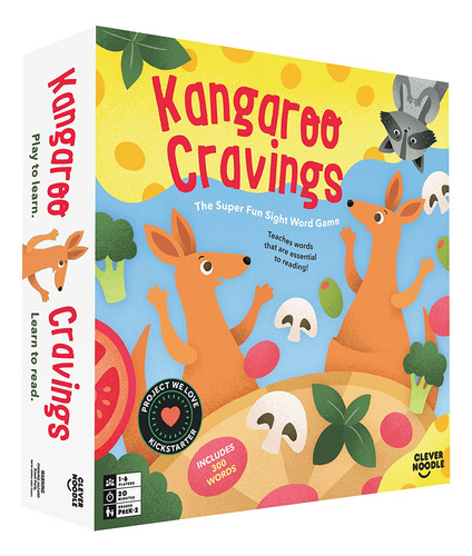 Kangaroo Cravings - Juego De Mesa Para Aprender A Leer Para