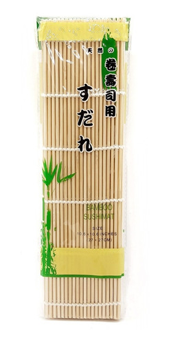 Imagen 1 de 3 de Esterilla Para Sushi 27x27 Cm