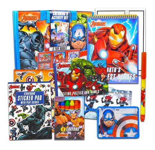 Set De Actividades Definitivo De Marvel Shop Avengers, Super