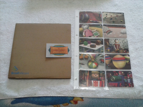 Folder + Cartão Telefônico - Brinquedos Clássicos- Tir. 2000