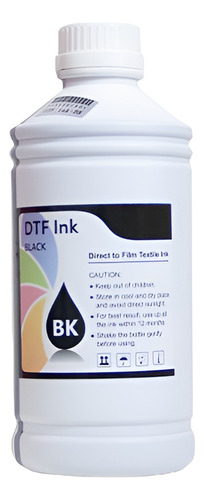 Tinta Dtf Garrafa De 1 Litro, Cabeça Epson Escolha A Cor!!! Preto