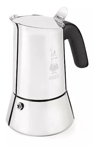 Cafetera Bialetti Italiana Moka Acero Inoxidable 4 Tazas