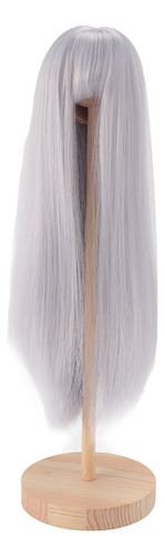 Peluca De Muñeca De Pelo Largo Y Liso De 1/4 Para 7 A 8 PuLG