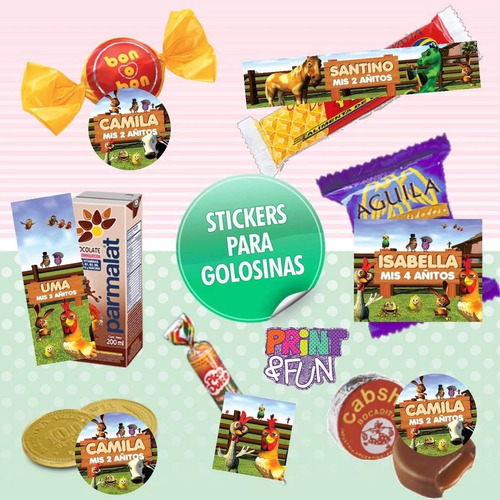 Kit Imprimible Canciones De La Granja Zenon - Promo 2x1