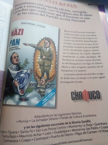 Imagen 5 de 5 de Revista El Chamuco Noviembre 2019 Amlo Feliz Feliz Feliz