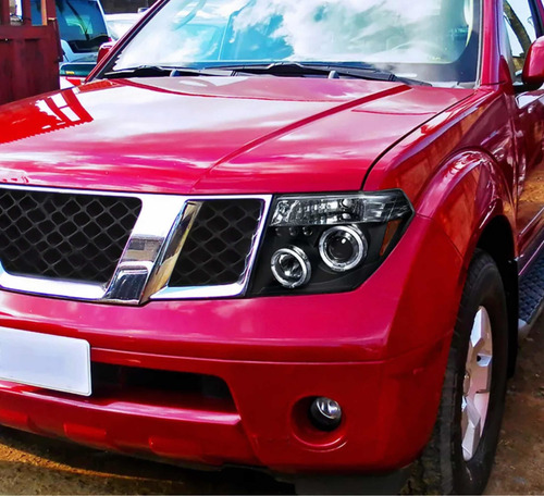 Par De Faros Halo / Led Nissan Frontier 2005 2006 2007 2008