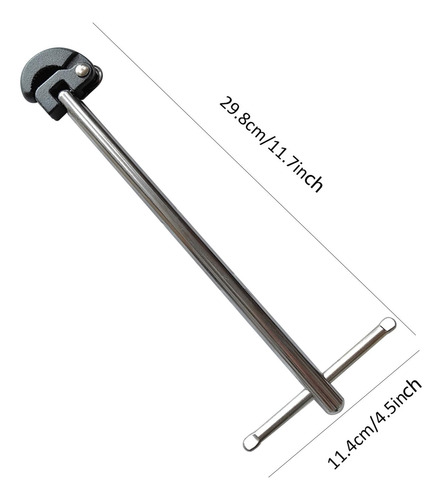 Sink Faucet Wrench Tight Space Bathroom Hand Tool Black